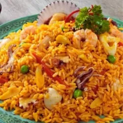 Arroz a la Marinera - 400g arroz y 1lb de frutos del mar