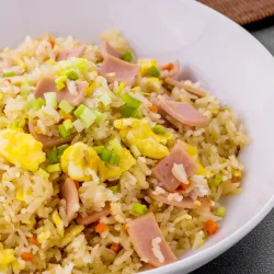 Arroz Frito de Jamón