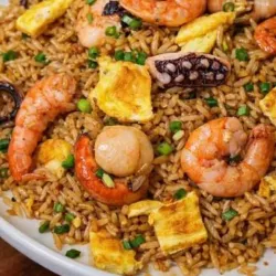 Arroz Frito Frutos del Mar
