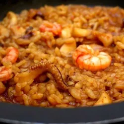 Paella Lindón (Arroz Meloso) - 400g arroz y 1 libra de cárnicos