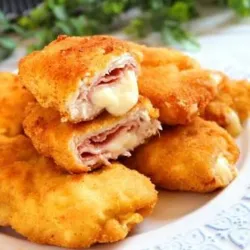 Pollo Imperial (Empanado, Jamón y Queso)