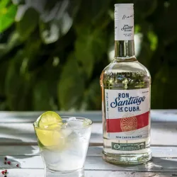 Ron Santiago de Cuba Carta Blanca (trago)