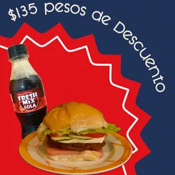 Hamburguesa - Refresco de Cola