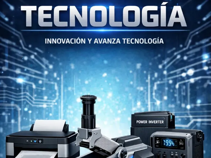 Tecnología (bocinas, impresoras y más)