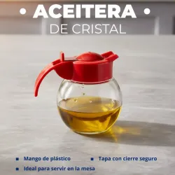 Aceitera de cristial