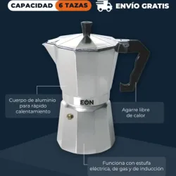Cafetera Expreso de 6 tazas