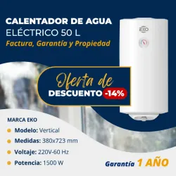 Calentador de Agua Eléctrico de 50L