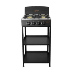 Cocina De Gas De Cuatro Quemadores Milexus Con Organizador