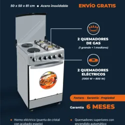 Cocina Híbrida 20” Con Horno