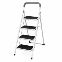 Escalera Doméstica Plegable DE 4 Niveles Con Manija Acolchada