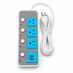 Extensión Electrodoméstica Inteligente KING USB 2M