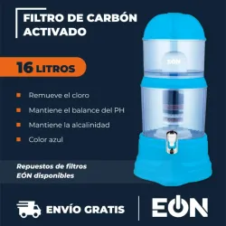 Filtro De Carbón Activado 16 Litros