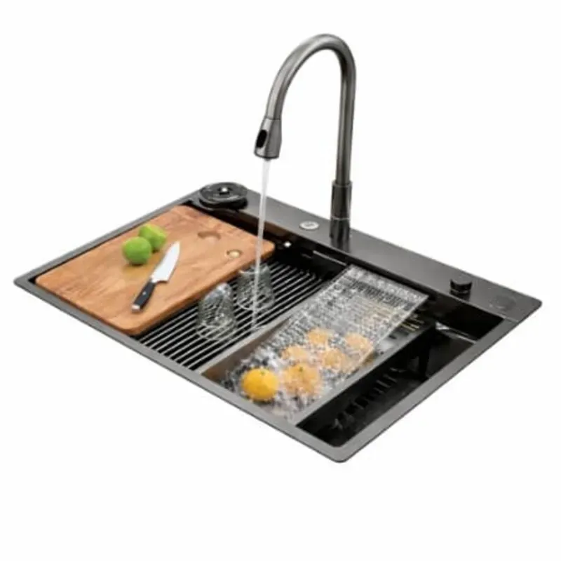 Fregadero De Cocina Inteligente Q7 FY-6845-SS