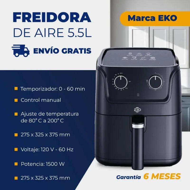 Freidora De Aire 5.5 L