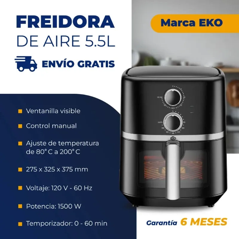 Freidora De Aire 5.5 L