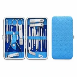 Kit De Manicura y Pedicura Con Estuche PREMIUM 12 PCS
