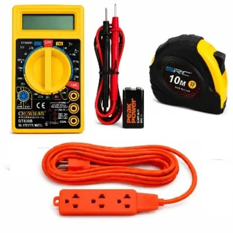 Kit Profesional De Medición Eléctrica y Accesorios