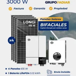 Kit solar de 3000W Marca Eko