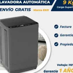 Lavadora Automática de 9kg Eko
