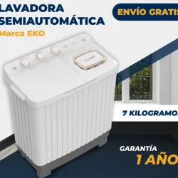 Lavadora Semiautomática 7kg Eko