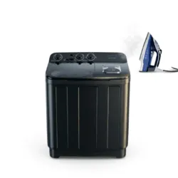 Lavadora Semiautomática 7KG + Plancha A Vapor Royal