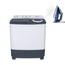 Lavadora Semiautomática 9KG + Plancha A Vapor Royal