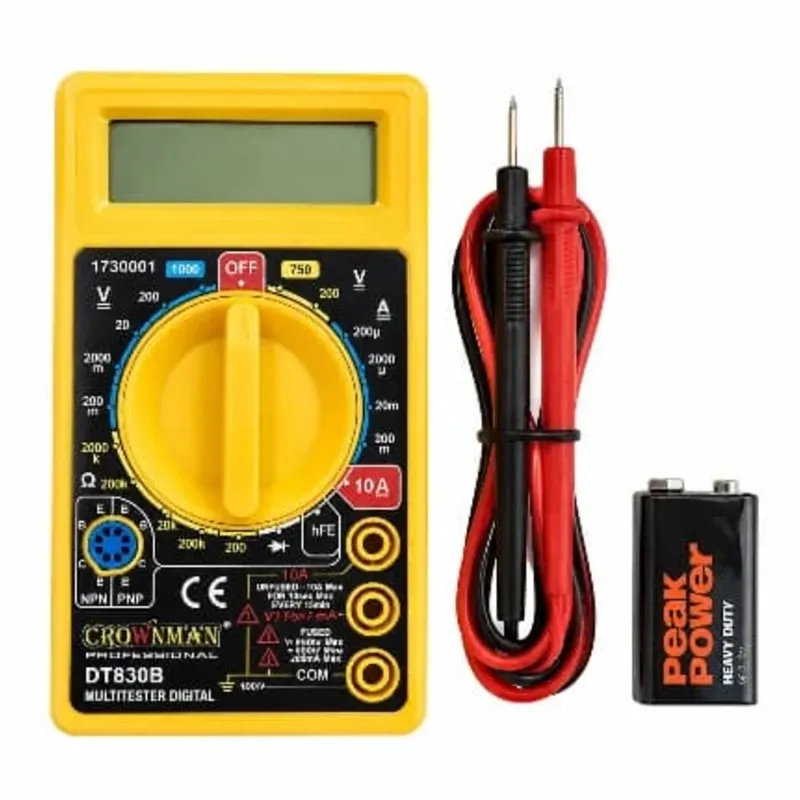 Medidor De Voltaje Digital Crownman