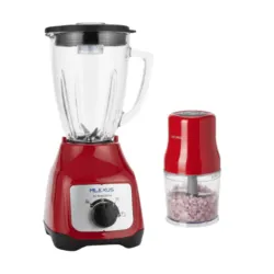 Miniprocesador De Alimentos Decakila + Licuadora Milexus Con Jarra De Vidrio 550W