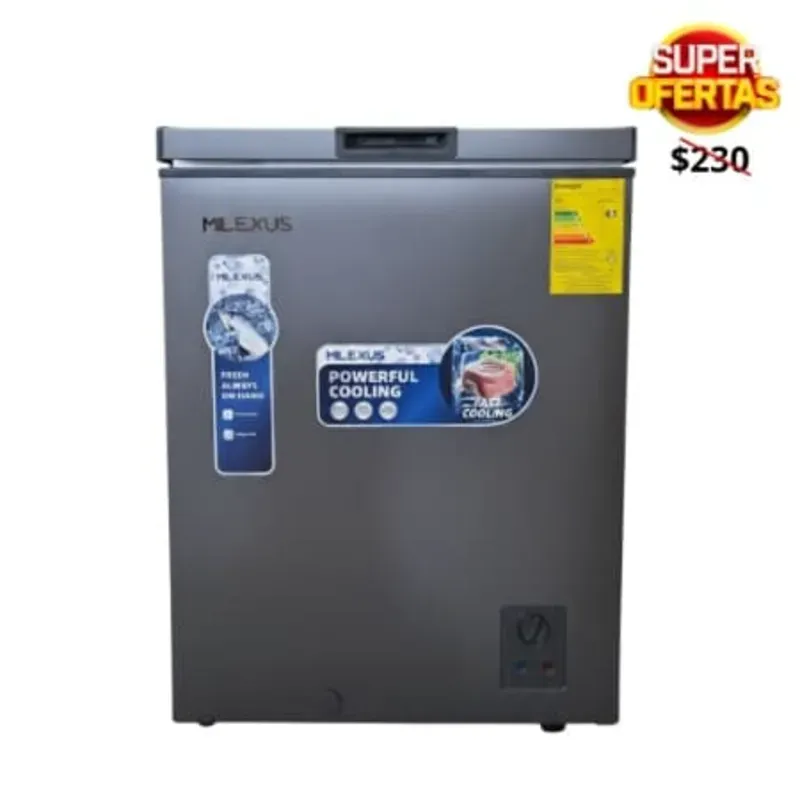 Nevera Horizontal Milexus 140L (5 Pies Cúbicos)