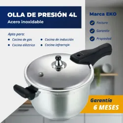 Olla de presión de 4L de 1 válvula
