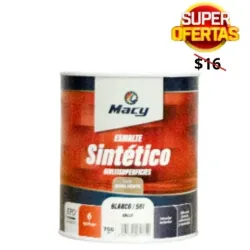 Pintura Esmalte Sintetico Color Blanco en 750ML