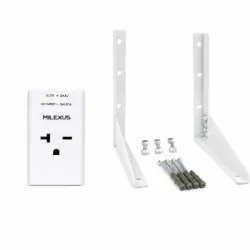 Protector De Voltaje 20A 220V Milexus + Soporte Para Compresor De Split