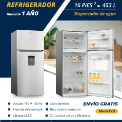 Refrigerador de 16 pies Eko, no Frost, con dispensador 