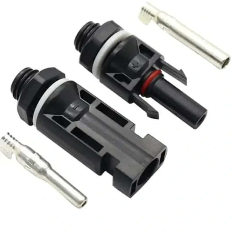 Set De Conectores Mc4 Macho y Hembra Para Paneles Solares