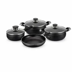 Set De Ollas Antiadherentes Para Inducción (7 PIEZAS) Royal