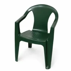 Silla Plástica Con Brazos