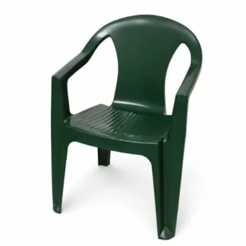 Silla Plástica Con Brazos