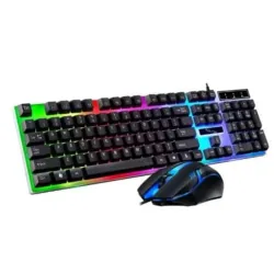 Teclado C/cable Y Mouse