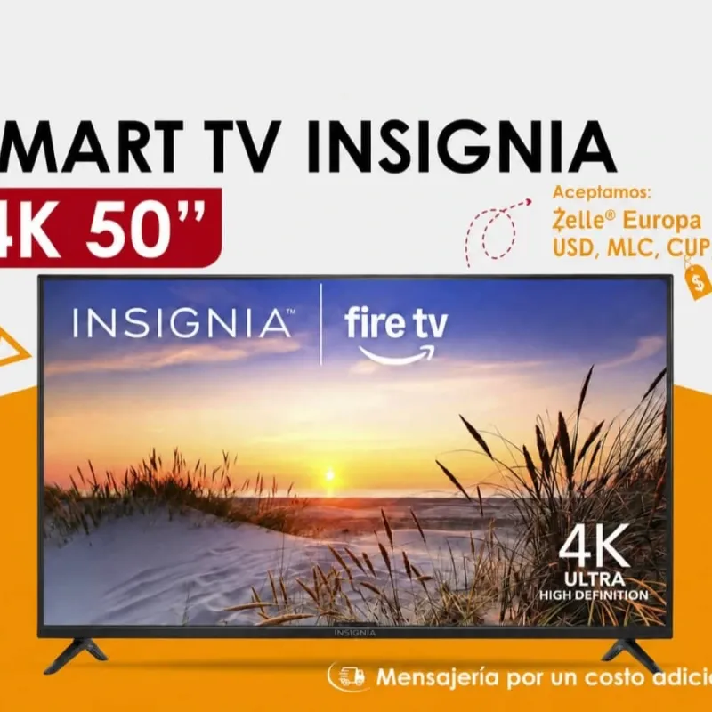 Televisor Smart TV de 50" Insignia 4K Fire TV