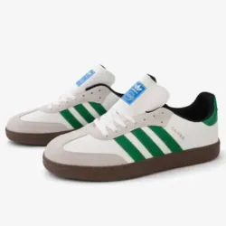 Tenis Adidas Samba Blanco y Verde