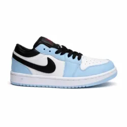 Tenis Nike Air Jordan Azul Con Blanco y Negro