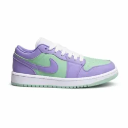 Tenis Nike Air Jordan Violeta y Verde Menta
