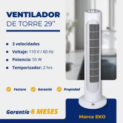 Ventilador de torre de 29"