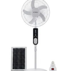 Ventilador Solar Recargable 16" Stavel