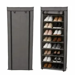 Zapatera Organizadora Vertical De 10 Repisas