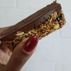 Barritas energéticas con chocolate 🍫 semi amargo