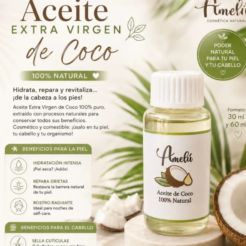Aceite extra virgen de coco 🥥