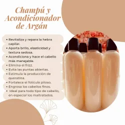 Champú y Acondicionador de Argán 🧡