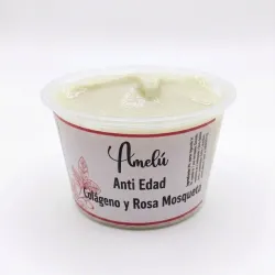 Crema anti edad de colágeno y rosa mosqueta 