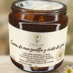 Crema de óxido de Zinc y manzanilla